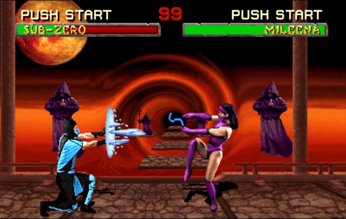 Johnny Cage can perform a glitched Friendship in Mortal Kombat 2 after  hitting his opponent with a stage Fatality